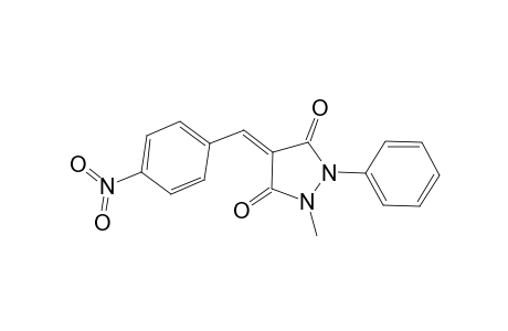 (4Z)-1-Methyl-4-(4-nitrobenzylidene)-2-phenyl-3,5-pyrazolidinedione