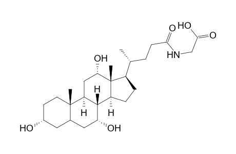 [(3,7,12-Trihydroxy-24-oxocholan-24-yl)amino]acetic acid