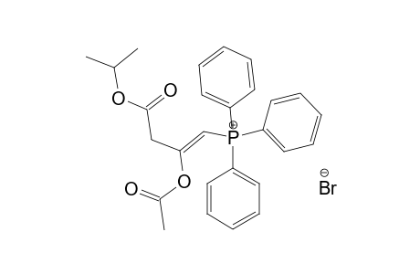 (2-ACETOXY-3-ISOPROPOXYCARBONYLPROP-1-ENYL)-TRIPHENYLPHOSPHONIUM-BROMIDE