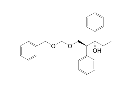 (2S,3R)-1-(benzoxymethoxy)-2,3-diphenyl-pentan-3-ol