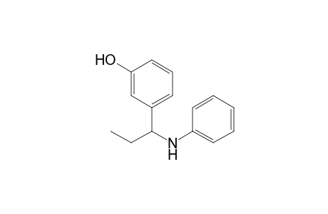 3-(1-Anilinopropyl)phenol