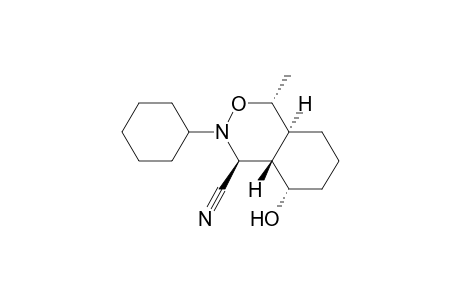 rel-(1R,3S,4S,4aS,5S,8aS)-4-cyano-3-cyclohexyl-5-hydroxy-1-methylperhydrobenz[d][1,2]oxazine