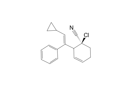 (S)-1-Chloro-1-cyano-2-[(2'-cyclopropyl-1'-phenyl)ethenyl]cyclohex-3-ene