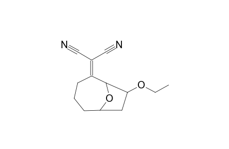 8-ETHOXY-9-OXABICYClO-[4.2.1]-NONAN-2-YLIDENEMALONONITRILE