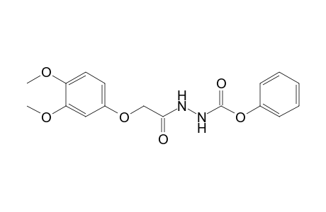 N-[[2-(3,4-dimethoxyphenoxy)-1-oxoethyl]amino]carbamic acid phenyl ester