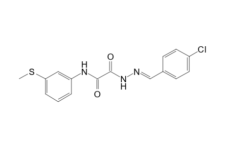 Acetamide, 2-(4-chlorobenzylidenehydrazino)-N-(3-methylthiophenyl)-2-oxo-