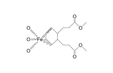 .eta./4/-5,6-Bis(2-methoxycarbonyl-ethyl)-cyclohexa-1,3-diene tricarbonyl-iron