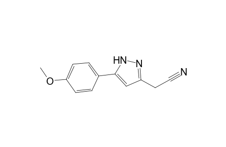 3-Cyanomethyl-5-(4'-methoxyphenyl)pyrazole