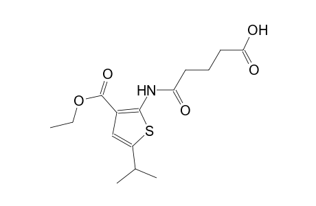 5-{[3-(ethoxycarbonyl)-5-isopropyl-2-thienyl]amino}-5-oxopentanoic acid