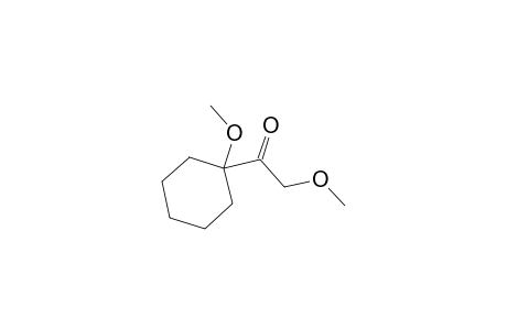 Ethanone, 2-methoxy-1-(1-methoxycyclohexyl)-