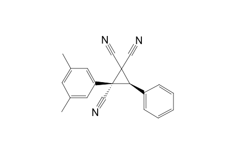 (2R,3S)-2-(3,5-Dimethylphenyl)-3-phenylcyclopropane-1,1,2-tricarbonitrile
