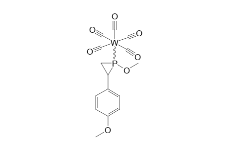 (1-METHOXY-2-(PARA-METHOXYPHENYL)-PHOSPHIRANE)-PENTACARBONYLTUNGSTEN