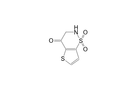 4H-thieno[2,3-e][1,2]thiazin-4-one, 2,3-dihydro-, 1,1-dioxide