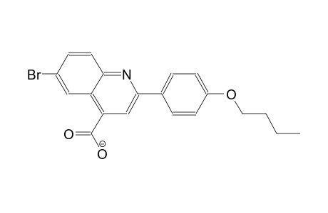 6-bromo-2-(4-butoxyphenyl)-4-quinolinecarboxylate