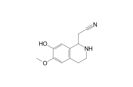 6-Methoxy-7-hydroxy-1-cyanomethyl-1,2,3,4-tetrahydroisoquinoline