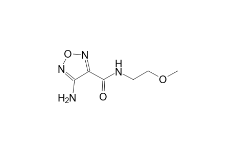 1,2,5-oxadiazole-3-carboxamide, 4-amino-N-(2-methoxyethyl)-