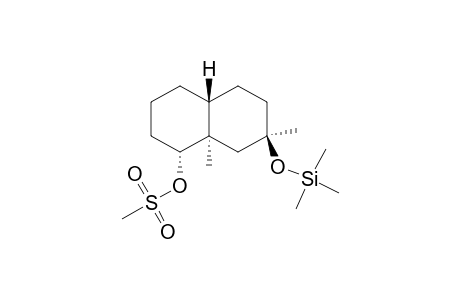 (2.alpha.,4a.alpha.,8.beta.,8a.beta.)-Decahydro-2,8a-dimethyl-2-[(trimethylsilyl)oxy]-8-naphthalenol Methanesulfonate