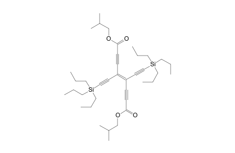 Diisobutyl 4,5-bis[(trisopropylsilyl)ethynyl]oct-4-ene-2,6-diynedioate