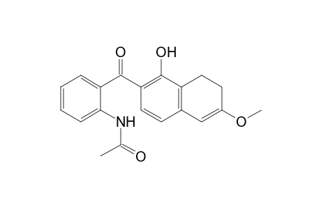 N-[2-(1-hydroxy-6-methoxy-7,8-dihydronaphthalene-2-carbonyl)phenyl]acetamide
