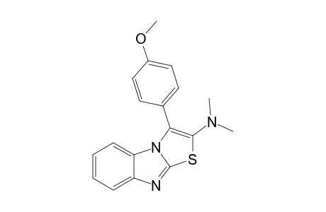 2-(Dimethylamino)-3-(4-methoxyphenyl)-thiazolo[3,2-a]benzimidazole