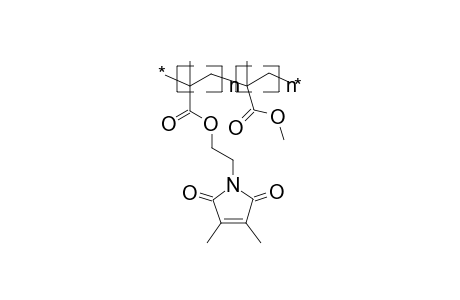 Poly[n-(5-methyl-3-oxa-4-oxohexen-5-yl)dimethylmaleimide-co-methyl methacrylate]