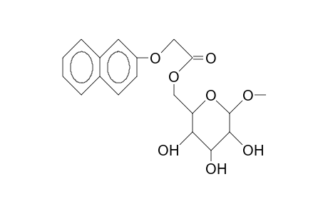 Methyl A-D-6-O-(2-naphthoxy-acetyl)-glucopyranoside