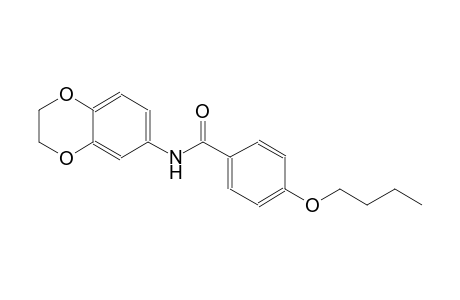 benzamide, 4-butoxy-N-(2,3-dihydro-1,4-benzodioxin-6-yl)-