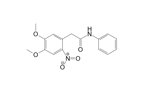2-(4,5-dimethoxy-2-nitrophenyl)-N-phenylacetamide