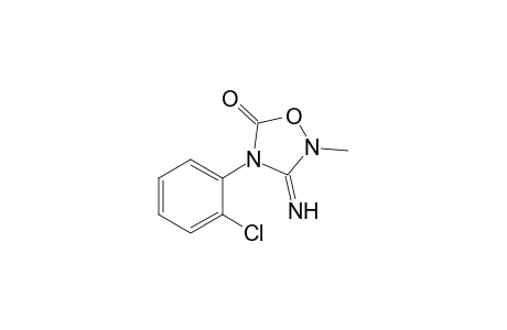 3-Azanylidene-4-(2-chlorophenyl)-2-methyl-1,2,4-oxadiazolidin-5-one