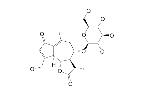 CICHORIOSIDE-G;11-BETA,13-DIHYDRO-LACTUCIN-8-O-BETA-D-GLUCOPIRANOSIDE
