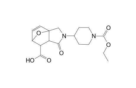 ethyl 4-{6-acetyl-4-oxo-10-oxa-3-azatricyclo[5.2.1.0(1,5)]dec-8-en-3-yl}piperidine-1-carboxylate