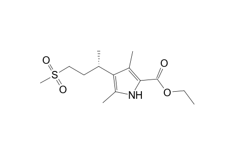 (+)-(S)-3-(2,4-Dimethyl-5-ethoxycarbonyl-1H-pyrrol-3-yl)butyl methylsulfone