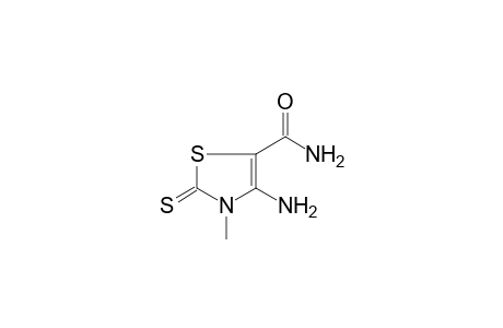 5-Thiazolecarboxamide, 4-amino-2,3-dihydro-3-methyl-2-thioxo-