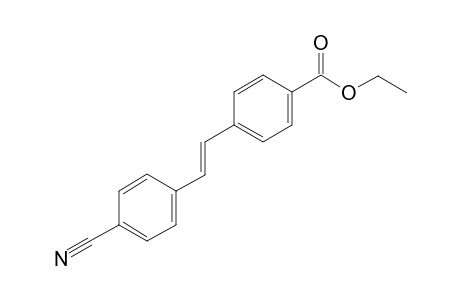 (E)-Ethyl 4-(4-cyanostyryl)benzoate