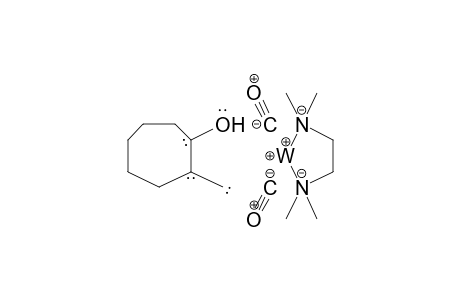 Tungsten, dicarbonyl-(.eta.-4-2-methylenecycloheptanone)-N,N,N',N'-tetramethylethanediamine