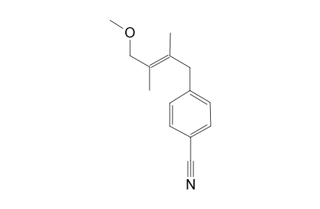 (E)-1-(4-CYANOPHENYL)-4-METHOXY-2,3-DIMETHYL-2-BUTENE