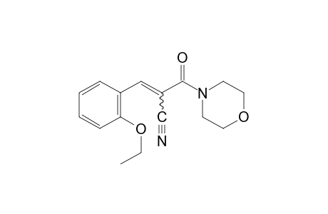 alpha-(o-ethoxybenzylidene)-beta-oxo-4-morpholinepropionitrile