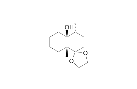 (1R*,2R*/S*,6S*)-2,6-Dimethyl-5-oxabicyclo[4.4.0]decan-1-ol ethylene glycol acetal