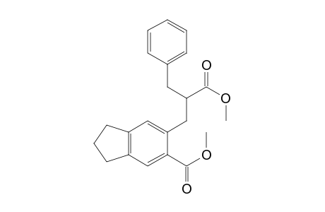1H-Indene-5-propanoic acid, 2,3-dihydro-6-(methoxycarbonyl)-.alpha.-(phenylmethyl)-, methyl ester