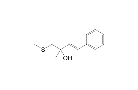 2-Methyl-1-methylsulfanyl-4-phenylbut-3-en-2-ol
