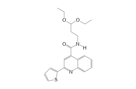 4-quinolinecarboxamide, N-(3,3-diethoxypropyl)-2-(2-thienyl)-