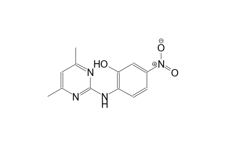 phenol, 2-[(4,6-dimethyl-2-pyrimidinyl)amino]-5-nitro-