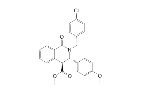 (TRANS)-METHYL-N-(4'-CHLOROBENZYL)-3-(4''-METHOXYPHENYL)-1-OXO-1,2,3,4-TETRAHYDRO-ISOQUINOLINE-4-CARBOXYLATE