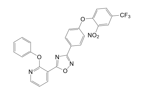 3-{3-{p-[(2-nitro-alpha,alpha,alpha-trifluoro-p-tolyl)oxy]phenyl}-1,2,4-oxdiazol-5-yl}-2-phenoxypyridine