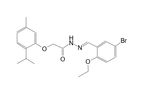 acetic acid, [5-methyl-2-(1-methylethyl)phenoxy]-, 2-[(E)-(5-bromo-2-ethoxyphenyl)methylidene]hydrazide