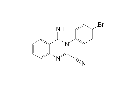 3-(4-Bromophenyl)-4-imino-3,4-dihydroquinazoline-2-carbonitrile