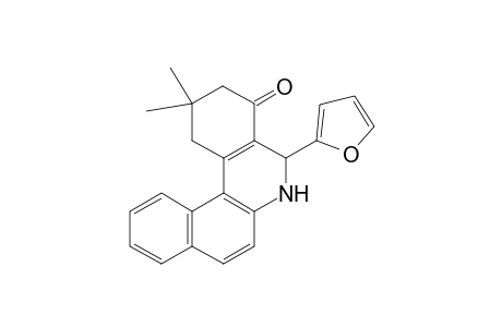 5-(2-furanyl)-2,2-dimethyl-1,3,5,6-tetrahydrobenzo[a]phenanthridin-4-one