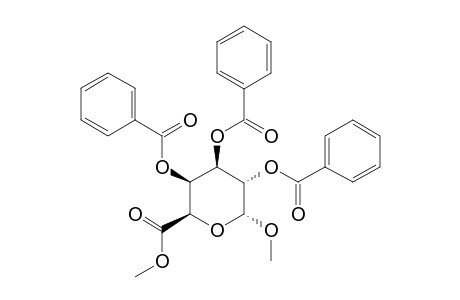 METHYL-(METHYL-2,3,4-TRI-O-BENZOYL-ALPHA-D-GALACTOPYRANOSIDE)-URONATE