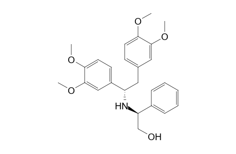 (2S)-2-[[(1S)-1,2-bis(3,4-dimethoxyphenyl)ethyl]amino]-2-phenyl-ethanol
