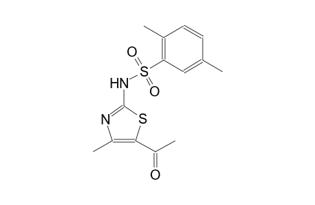 N-(5-acetyl-4-methyl-1,3-thiazol-2-yl)-2,5-dimethylbenzenesulfonamide